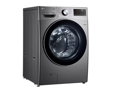 LG 2-in-1 Washer (15KG) & Dryer (8KG) with Direct Drive Motor & True Steam (Silver)